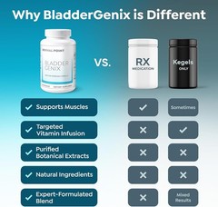 Bladdergenix Bladder Control Supplement for Women and Men for Urinary Urgency