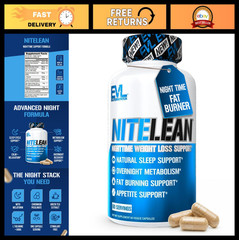 Nighttime Fat Burner for Weight Loss – Metabolism Booster & Sleep Aid with Green
