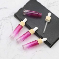 10Pcs Eye Dropper Set, 10ml (1/3oz) Rose Red Gradient Thickened Glass Bottles…
