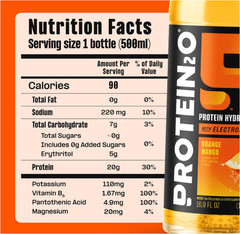 Protein2o Clear Whey Protein & Electrolyte Drink, Variety Pack, 12 Bottles