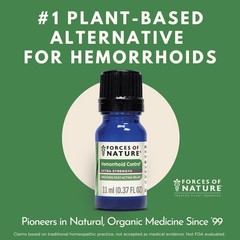 Forces of Nature Hemorrhoid Treatment, Extra Strength 0.37 Fl Oz (Pack 1)