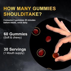 Vitacore Himalayan Shilajit Gummies for 60 Count (Pack of 1)