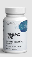 Lot Of 2 Thiamax Vitamin B1 Thiamine TTFD 100mg Capsules 180 Count Each 09/27 GP
