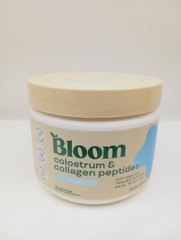 Bloom Colostrum & Collagen Peptides, Unflavored, 4.16 oz (118 g) Exp.9/26 New
