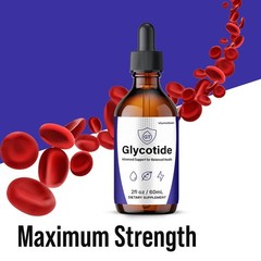 Glycotide Drops, Max Strength, Glycotide Balance Health Liquid Formula (5 Pack)