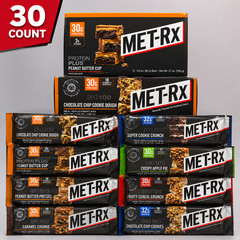 30 COUNT ASSORTED-Rx Big 100 High Protein Meal Replacement Bars Super Cookie