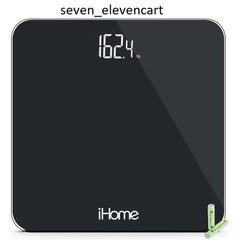 Digital Battery Powered Bathroom Scale 397 lbs FSA and HSA Eligible, Black