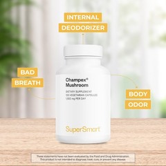 Supersmart – Champex Mushroom Agaricus Bisporus Extract 1500 Mg Per Day – Body