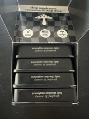 4 PACK Alice Mushroom Chocolates *Nightcap* For Deep Sleep 2.8 Oz Each Pack
