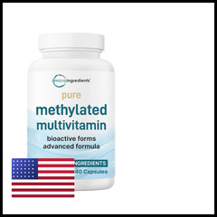 Micro Ingredients Pure Methylated Multivitamin 240 Formula Vitamins C D B12