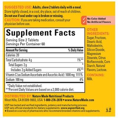 Extra Strength Dosage Chewable Vitamin C 1000 Mg per Serving Tablets 120 Ct