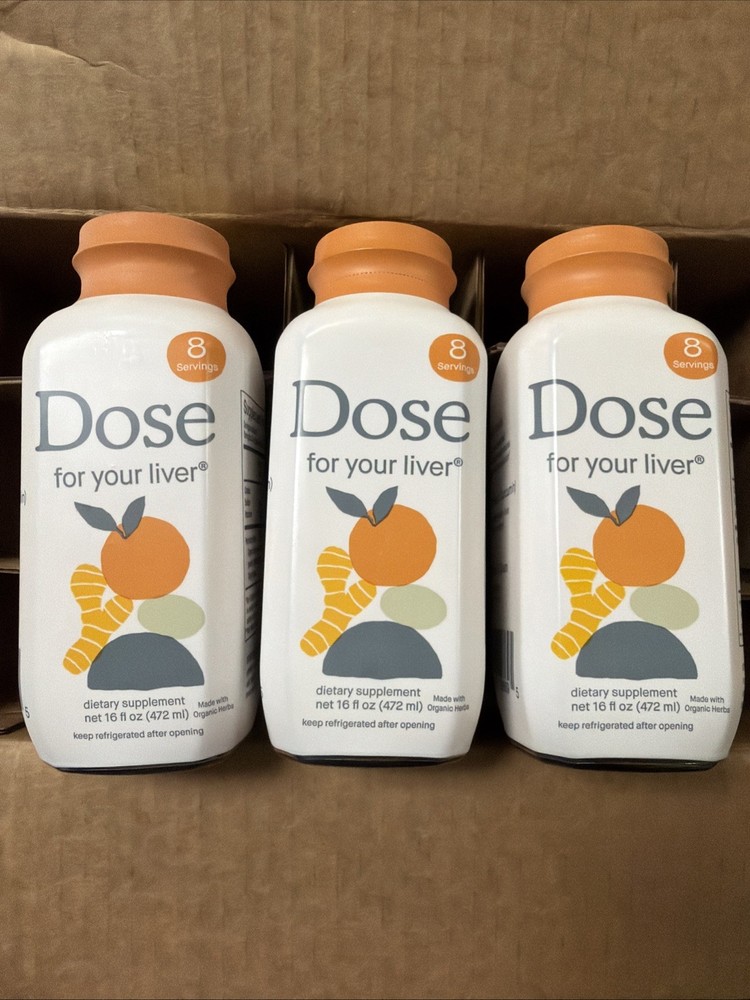 DOSE for Your Liver Cleanse Detox & Repair, 16oz EXP: 06/28 – 3 Pack