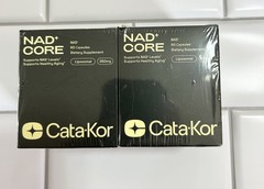 2 PACK CATAKOR NAD+ core NAD+ Supplement for Skin Aging Support 60 caps 250m