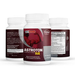 3 Pack Astroton Ginseng & Maca H4, multivitamin and restorative-60 Tablets x3