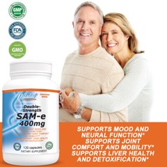 SAM-e 400mg – Brain & Nervous System Health, Liver Cleansing, Positive Emotions