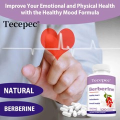Berberine 500 MG PER SERVING capsules Healthy heart Antioxidants and lmmune