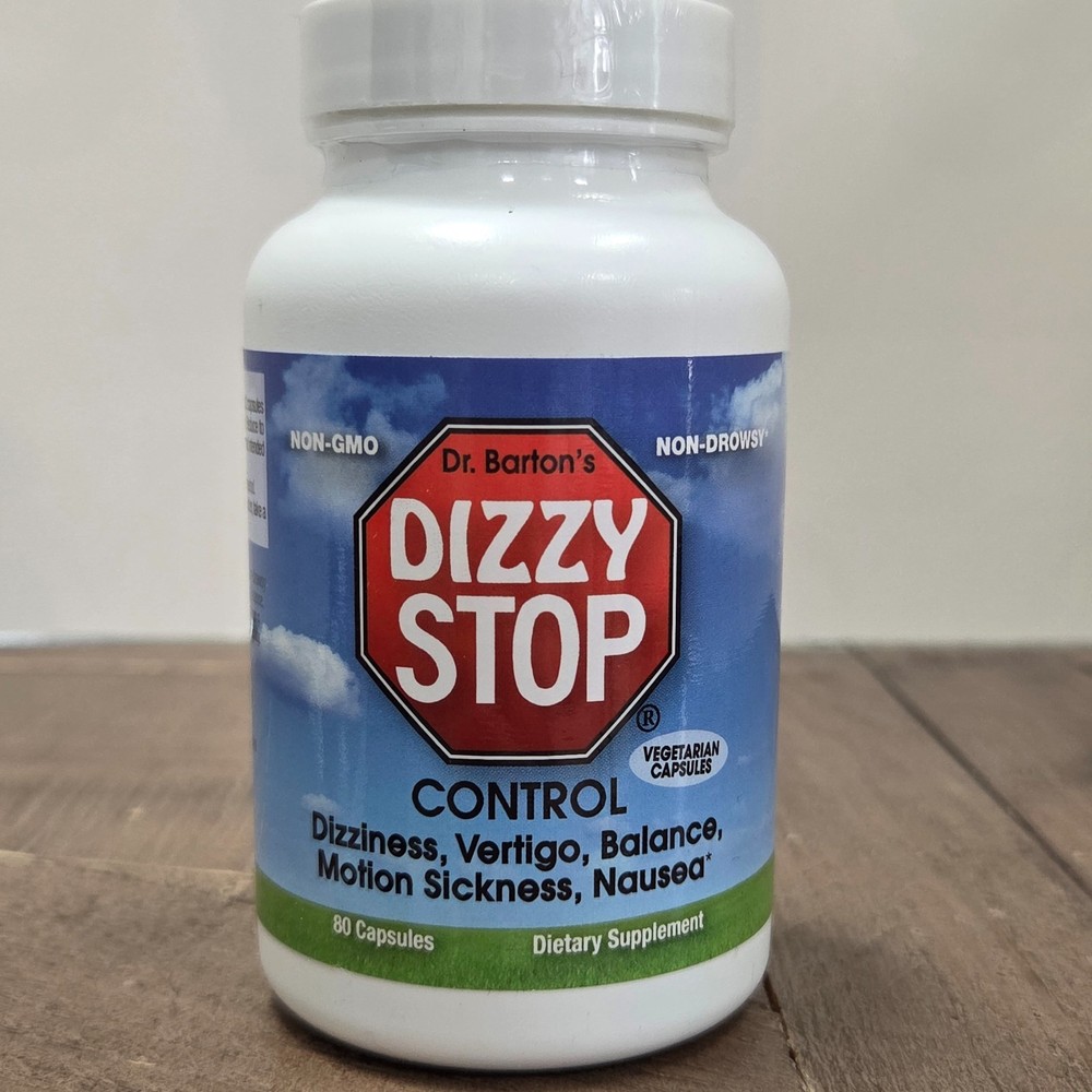 Dr. Barton’s Dizzy Stop: Natural Vertigo, Dizziness, Motion Sickness Relief