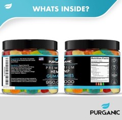 Natural Gummies for Stress Relief – Great for Pain, Insomnia & Anxiety – 100ct