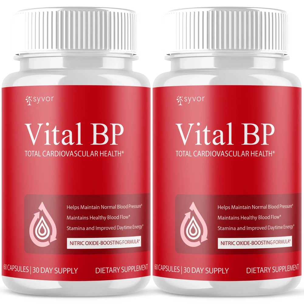 (2 Pack) Vital BP Advanced Blood Support Vitamin Formula VitalBP 120 Capsules