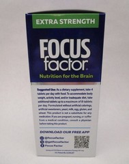 Focus Factor Extra Strength Multivitamin Brain Health 60 Count Bottle 2/28