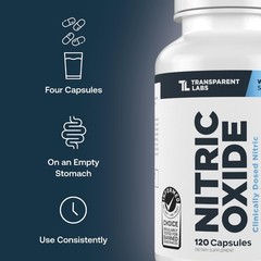 Nitric Oxide – Nitric Oxide Booster for Men and Women with Arginine Nitrate, …