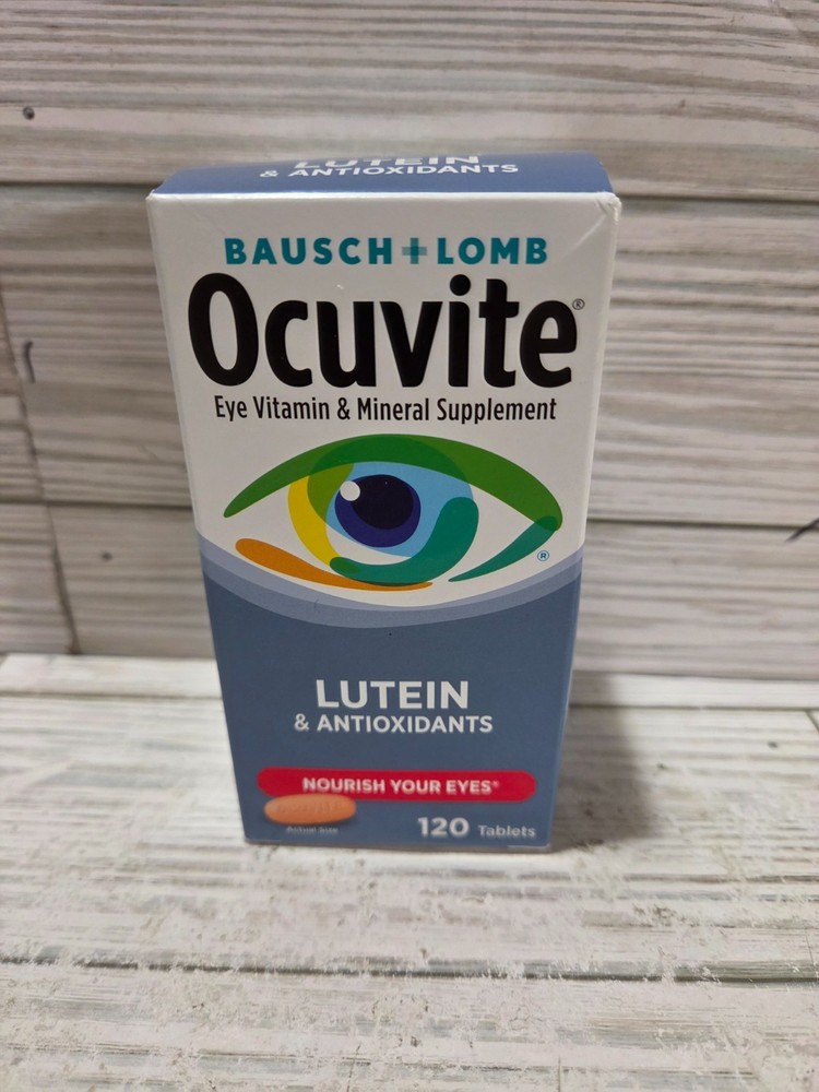 Bausch + Lomb Ocuvite Lutein & Antioxidants Eye Vitamin 120 Tablets 6/2026