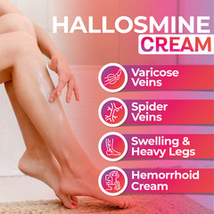 Hallosmine Advance Diosmin 120ct + Free Hallosmine cream | Veins supplements