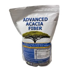 Advanced Acacia Fiber Powder 2.5 Ibs (40Oz) Organic Soluble Fiber Leaky Gut R…