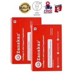 5 Pack Z.anskar Joint Support Supplement 60 Tablets