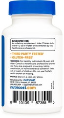 Nutricost Zinc Gluconate 50mg, 180 Tablets – Non GMO