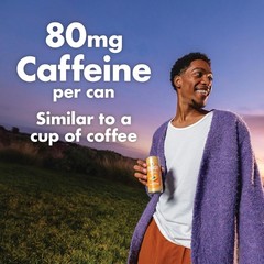 Deliciously Energizing Peach Mango Drink – 80 mg Caffeine, 12 x 8 oz Cans
