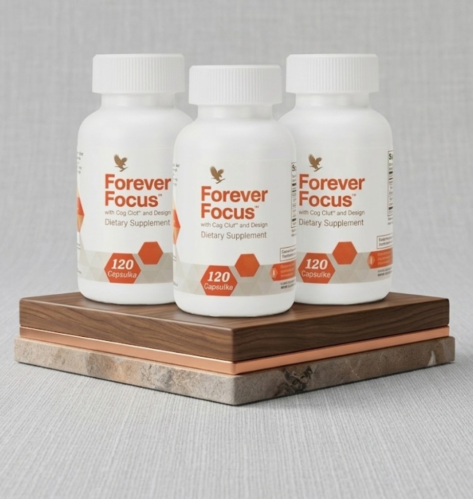 3 X Forever Focus Brain Support Supplement Mental Clarity Focus Capsules