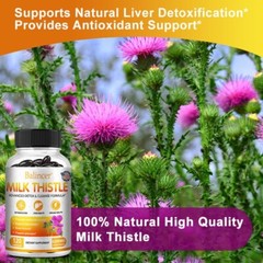 Milk Thistle 3500mg Maximum Strength, 30/60/120 Vegetarian Capsules