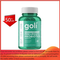 Goli Nutrition Pre + Post + Probiotics Vegan Gummies – 60ct