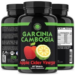 Angry Supplements Weight Loss Garcinia Cambogia with Apple Cider Vinegar 6 Pack