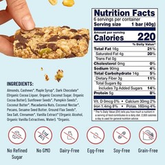 – Dark Chocolate Chip – Plant Based Protein, Decadent Snack Bar – Vegan, Paleo,