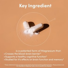 by Magnesium L-Threonate 2000mg Magtein Double Wood – 100 Capsules