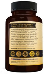 ROYAL JELLY Supplement w/ BEE POLLEN & PROPOLIS Immune System Booster raw pure