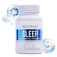 Relaxium Sleep plant-based Dietary Supplement Suitable For Better Sleep 60 Capsu
