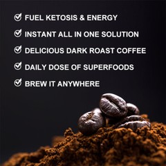 2*Keto Coffee Powder – Weight Loss Burn Fat Soft Drinks Appetite Suppressant 50g
