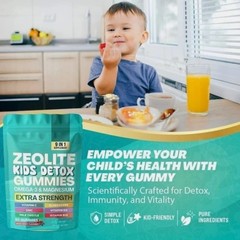 Cleansing Gummies Kids All-in-One Mixed Berry Flavored Zeolite 60 Gummies