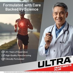 Ultra Research HeartBeets Plus – Beet Root, L-Arginine, L-Citrulline, 10-in-1…