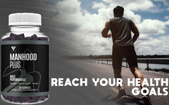 Manhood Plus Gummies for Men ManhoodPlus Supplement (1 Month Supply)