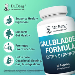 Dr. Berg Gallbladder Formula Extra Strength – with Ox Bile Powder and Conjugated