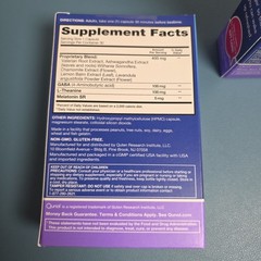 2 Qunol Sleep Support Complex 5:1 Time Release Melatonin 30ct exp 03/26