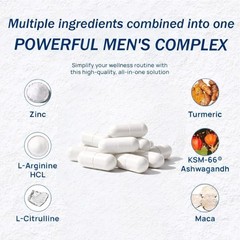 Boostiva NAD+ Supplements for Men with NAD, Resveratrol, CoQ10, L-Citrulline