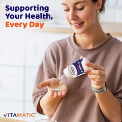 Vitamatic Magnesium Citrate 500mg per Serving – 180 Vegetarian Capsules (Provide