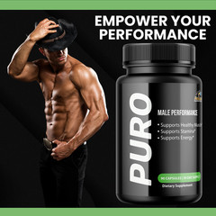 PURO- Bodybuilding & Weight Support- 4 Bottles- 360 Capsules