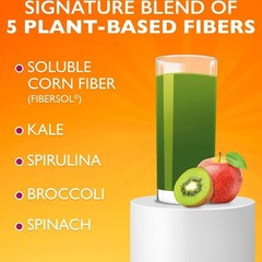 Supergreens Digestive Blend Metamucil 5.5oz Kiwi Apple Fiber Green Super Food