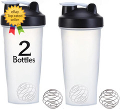 2 Pack 28 Oz Shaker Bottles for Protein Mixes M Protein Shaker Bottle